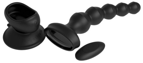 3some Model Koraliki Wibrujące z Pilotem i Przyssawką, silikonowe, 16,8 cm 3some Model Koraliki Wibrujące z Pilotem i Przyssawką, silikonowe, 16,8 cm