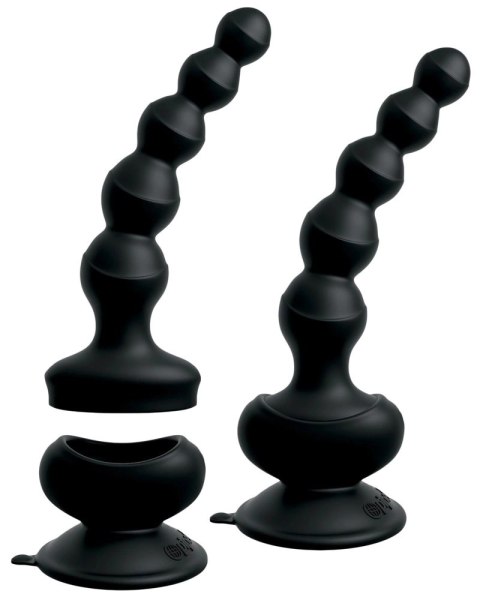 3some Model Koraliki Wibrujące z Pilotem i Przyssawką, silikonowe, 16,8 cm 3some Model Koraliki Wibrujące z Pilotem i Przyssawką, silikonowe, 16,8 cm