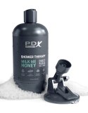 PDX Plus Shower Milk Me Honey Ligh - Dyskretna maszyna intymna, 20,7 cm