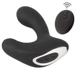 Rebel RC Butt Plug silikonowy, 3 funkcje, z pilotem, czarny, 14,2 cm