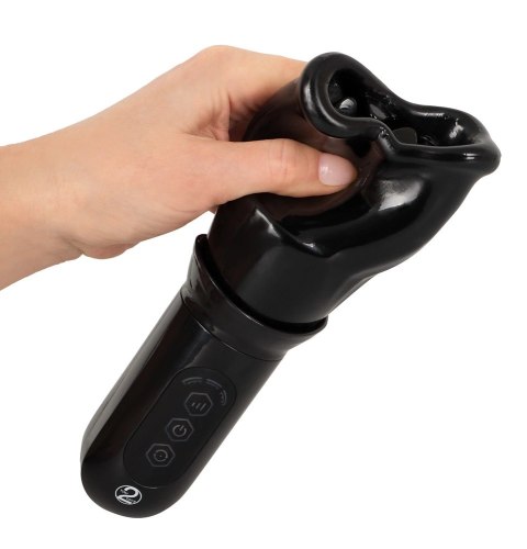 Stroker Rotating - Czarna maszyna intymna z 4 trybami i miękkim rękawem Stroker Rotating - Czarna maszyna intymna z 4 trybami i miękkim rękawem