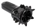 Stroker Rotating - Czarna maszyna intymna z 4 trybami i miękkim rękawem