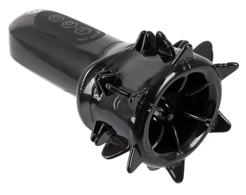 Stroker Rotating - Czarna maszyna intymna z 4 trybami i miękkim rękawem Stroker Rotating - Czarna maszyna intymna z 4 trybami i miękkim rękawem