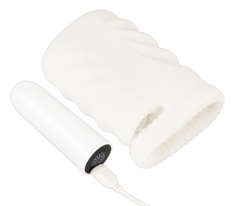 Stroker Super Soft Biały - System masażu intymnego z wibracjami i pierścieniem Stroker Super Soft Biały - System masażu intymnego z wibracjami i pierścieniem