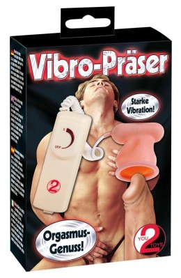 You2Toys Wibrator z pilotem lateksowy 8 cm regulacja wibracji