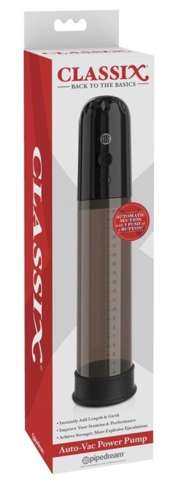 Classix Automatyczna Pompka Treningowa Czarna ABS TPE