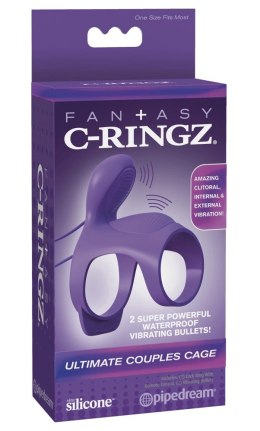 FANTASY C-Ringz model wibracyjny silikonowy z pilotem czarny