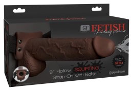 Fetish Fantasy Series System Pasow z funkcją wytrysku 25,4 cm brązowy