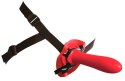 Fetish Fantasy Series Uprząż Strap-On z rożowym elementem 15 cm