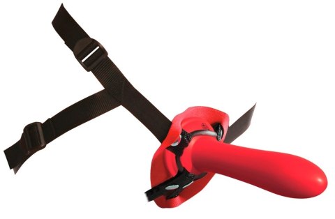 Fetish Fantasy Series Uprząż Strap-On z rożowym elementem 15 cm Fetish Fantasy Series Uprząż Strap-On z rożowym elementem 15 cm
