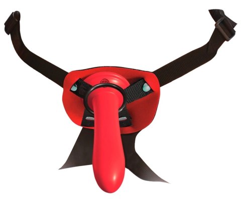 Fetish Fantasy Series Uprząż Strap-On z rożowym elementem 15 cm Fetish Fantasy Series Uprząż Strap-On z rożowym elementem 15 cm