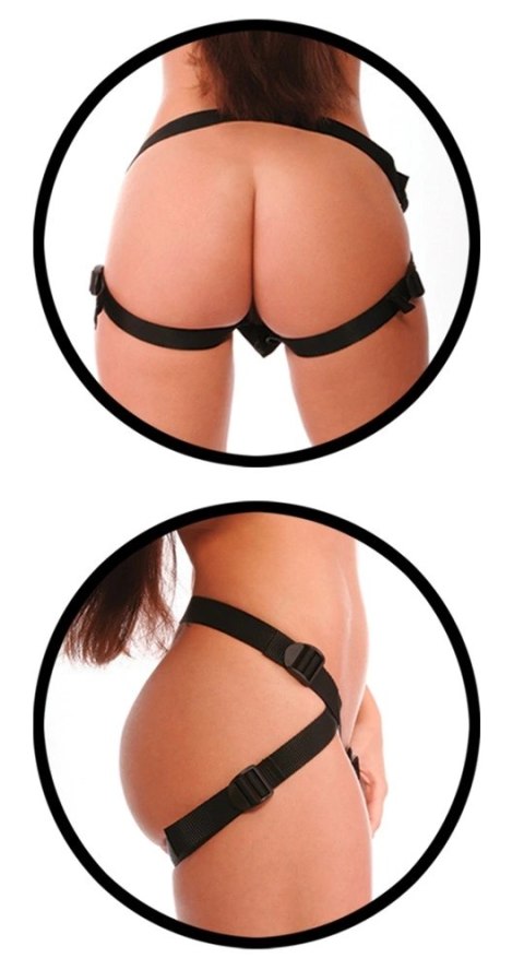 Fetish Fantasy Series Uprząż Strap-On z rożowym elementem 15 cm Fetish Fantasy Series Uprząż Strap-On z rożowym elementem 15 cm