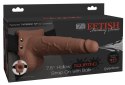 Fetish Fantasy Series Uprząż intymna z funkcją dozowania 21,6 cm brązowa