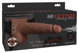 Fetish Fantasy Series Uprząż intymna z funkcją dozowania 21,6 cm brązowa