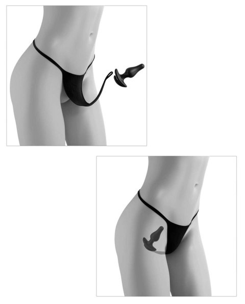 HookUp Panties Bowtie Bikini S-L bezszwowe stringi z systemem wibracji USB HookUp Panties Bowtie Bikini S-L bezszwowe stringi z systemem wibracji USB