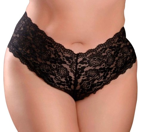 HookUp Panties Pleasure Pearls Stringi koronkowe z perełkami XL-XXL czarne HookUp Panties Pleasure Pearls Stringi koronkowe z perełkami XL-XXL czarne
