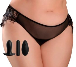 HookUp Panties Princess Panty XL-XXL Koronkowe Figi z Pilotem i Systemem Wibracji