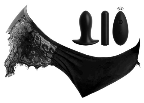 HookUp Panties Princess Panty koronkowe S-L z pilotem i modułem wibracyjnym HookUp Panties Princess Panty koronkowe S-L z pilotem i modułem wibracyjnym