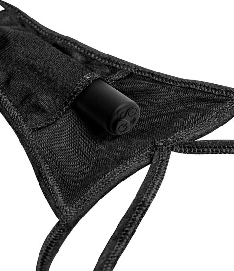 HookUp Panties Remote Lace Peek-a-Boo majtki S-L z pilotem USB czarne HookUp Panties Remote Lace Peek-a-Boo majtki S-L z pilotem USB czarne
