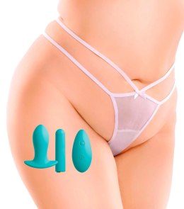 HookUp Panties Stringi XL-XXL z wkładką i pilotem, 10 trybow, czarne