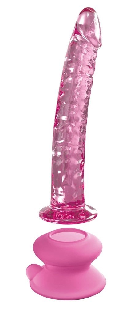 Icicles Model 67 Szklana Maszyna Intymna z Podstawką 17 cm Icicles Model 67 Szklana Maszyna Intymna z Podstawką 17 cm