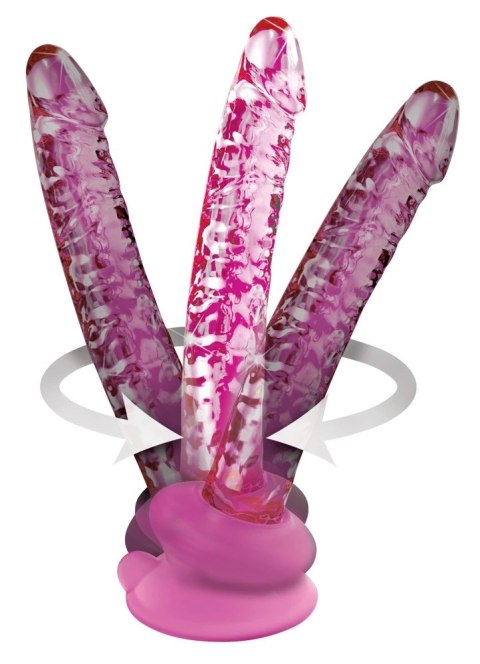 Icicles Model 67 Szklana Maszyna Intymna z Podstawką 17 cm Icicles Model 67 Szklana Maszyna Intymna z Podstawką 17 cm