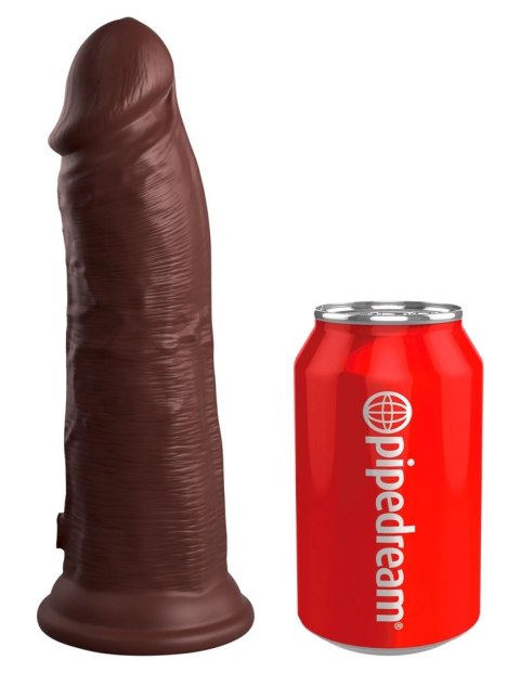 King Cock Elite 8" silikonowy model z przyssawką, brązowy, 20 cm King Cock Elite 8" silikonowy model z przyssawką, brązowy, 20 cm