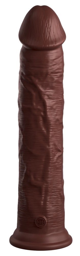 King Cock Elite Model 28 cm silikonowy z przyssawką brązowy King Cock Elite Model 28 cm silikonowy z przyssawką brązowy