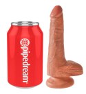 King Cock Model 6" Naturalny Anatomiczny z Przyssawką 15 cm ciemny