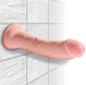 King Cock Plus 20 cm Jasny - Model anatomiczny z przyssawką, TPE