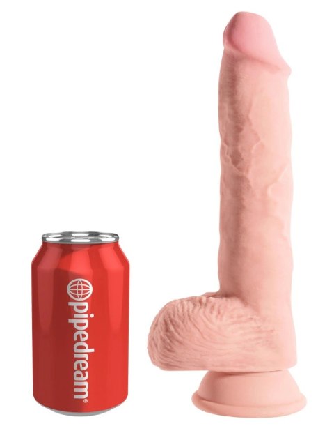 King Cock Plus Model 25 cm Jasny - anatomiczny kształt z przyssawką King Cock Plus Model 25 cm Jasny - anatomiczny kształt z przyssawką