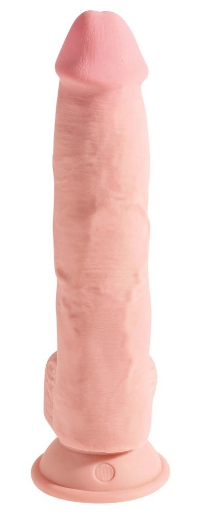 King Cock Plus Model 25 cm Jasny - anatomiczny kształt z przyssawką King Cock Plus Model 25 cm Jasny - anatomiczny kształt z przyssawką