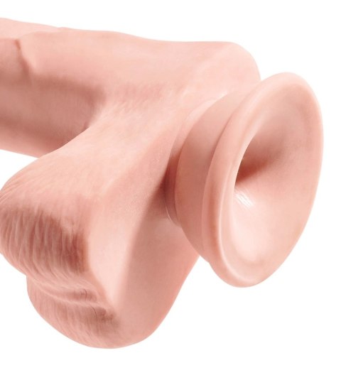 King Cock Plus Model 30 cm Jasny - Anatomiczna Forma z Przyssawką King Cock Plus Model 30 cm Jasny - Anatomiczna Forma z Przyssawką