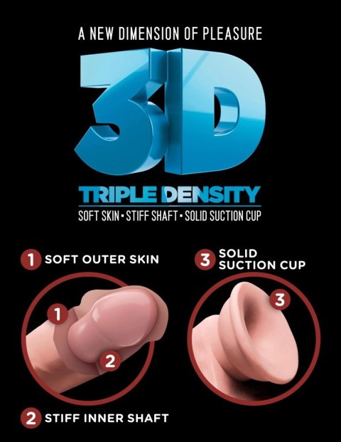 King Cock Plus Model 6" Triple Density Jasny TPE Przyssawka 15 cm King Cock Plus Model 6" Triple Density Jasny TPE Przyssawka 15 cm