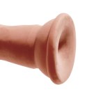 King Cock Plus Model 7" Triple Density Przyssawka 18cm Ciemny TPE