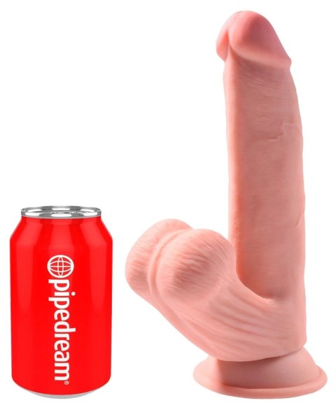 King Cock Plus Triple Density Model z Przyssawką 20 cm Jasny Beż King Cock Plus Triple Density Model z Przyssawką 20 cm Jasny Beż