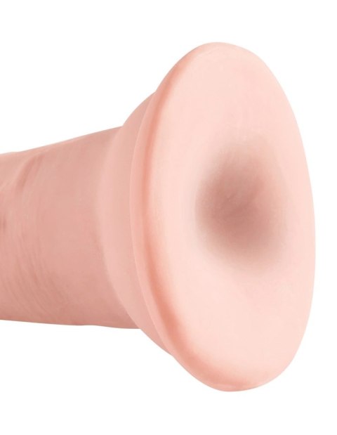 King Cock Plus model 13 cm jasny - elastyczny system z przyssawką King Cock Plus model 13 cm jasny - elastyczny system z przyssawką