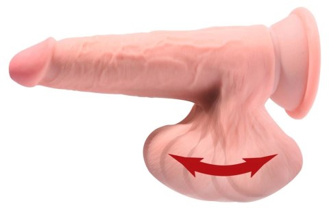 King Cock Plus model 15,2 cm jasny - anatomiczny kształt, kulki, przyssawka King Cock Plus model 15,2 cm jasny - anatomiczny kształt, kulki, przyssawka