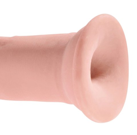 King Cock Plus model 23 cm jasny, elastyczny system z przyssawką King Cock Plus model 23 cm jasny, elastyczny system z przyssawką