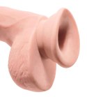 King Cock Plus model anatomiczny z przyssawką 23 cm jasny beż
