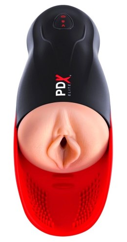 PDX Elite Fuck-O-Matic - maszyna intymna z masażerem jąder, ładowalna