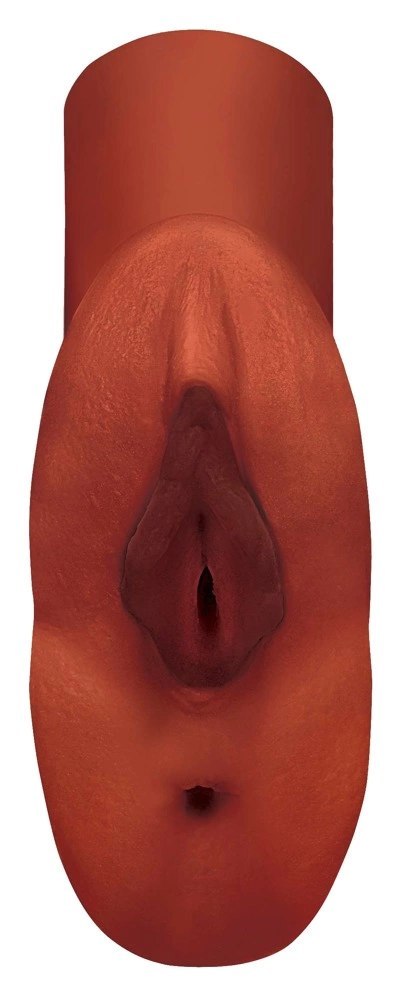 PDX Plus Model Dual Channel Ciemny Brąz - System Intymny z Fanta Flesh PDX Plus Model Dual Channel Ciemny Brąz - System Intymny z Fanta Flesh