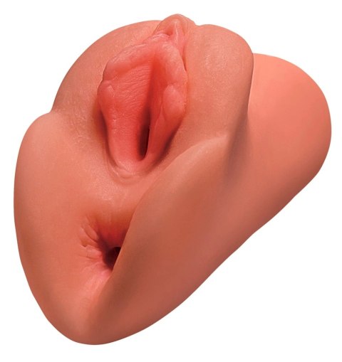 PDX Plus Model Intymny Fanta Flesh Karmelowy 2 Tunele 14,2 cm PDX Plus Model Intymny Fanta Flesh Karmelowy 2 Tunele 14,2 cm