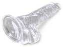 Pipedream King Cock Clear Model z Przyssawką i Anatomiczną Bazą 10,2 cm