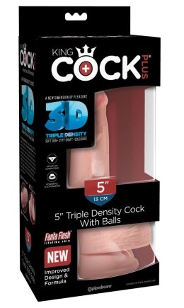 Pipedream King Cock Plus 13 cm jasny - model z przyssawką TPE
