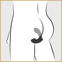Sir Richard's Masażer Prostaty Silikonowy 10cm, 7 Trybow, USB, Czarny