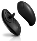Sir Richards Rim Joy - wibrator analny z ruchomą obręczą 13 cm czarny