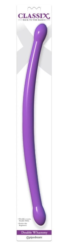 Classix Double Flex Model 44cm Fioletowy - elastyczny system dwustronny PVC