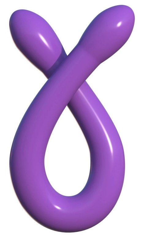Classix Double Flex Model 44cm Fioletowy - elastyczny system dwustronny PVC Classix Double Flex Model 44cm Fioletowy - elastyczny system dwustronny PVC