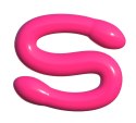 Classix Double Flex System 44cm Rożowy - Elastyczny model PVC
